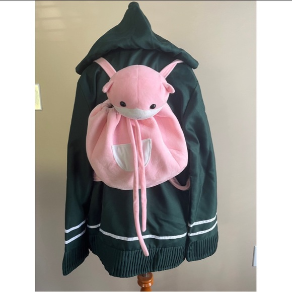 Chiaki Nanami Cosplay Costume Anime Danganronpa Full Outfit includes Backpack - Picture 5 of 5